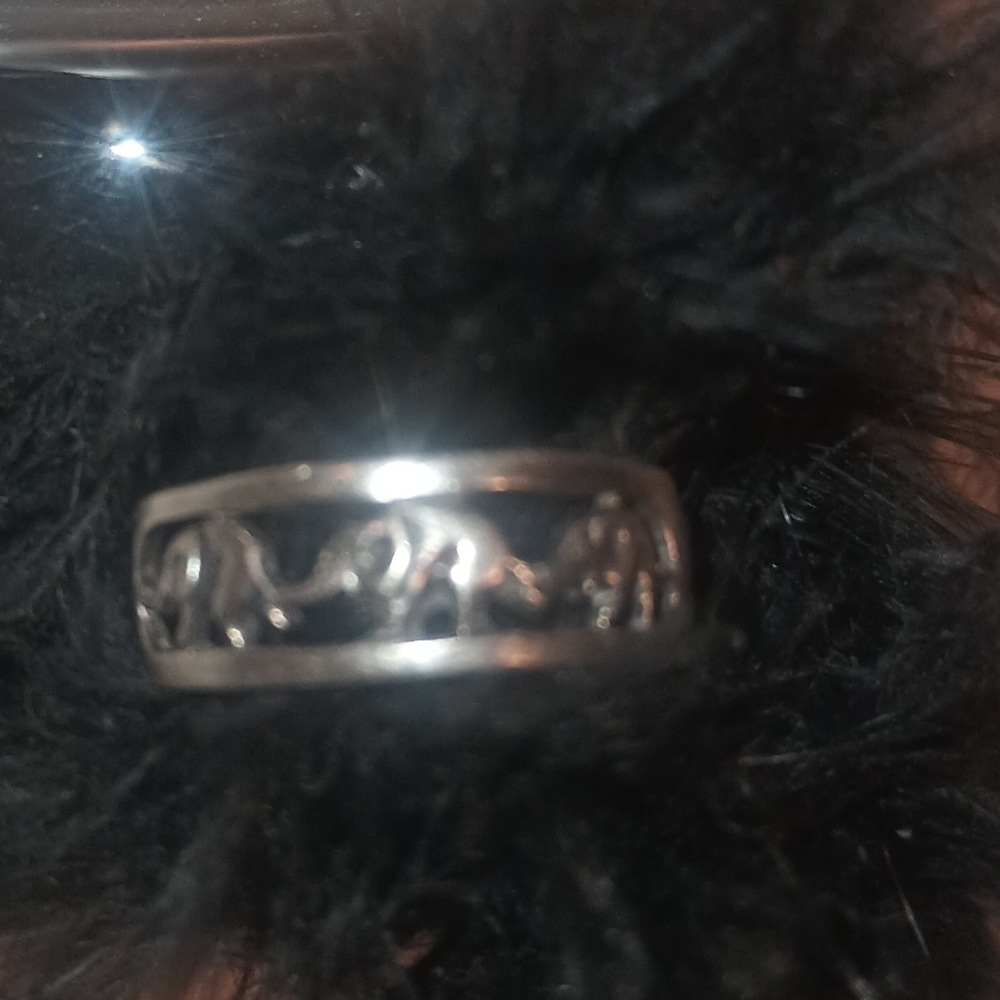 Elephant Sterling Silver Toe Ring - image 4